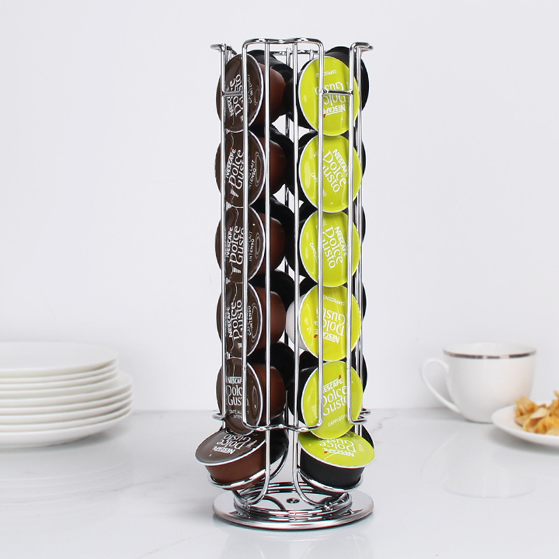 Coffee Equipment Rack - Rotatable Coffee Capsule Display Rack -