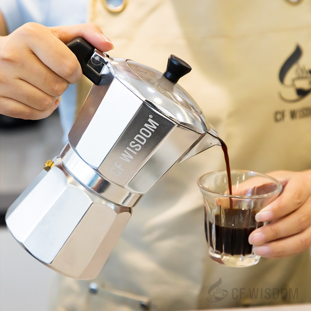 Coffee Equipment Accessories - CF WISDOM Classic Italian Style Moka