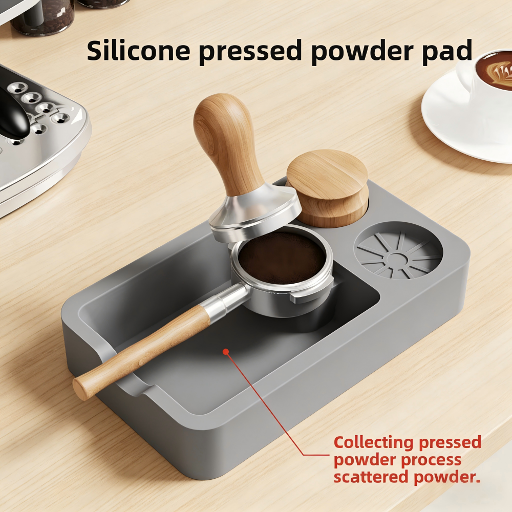 Coffee Equipment Tray - Silicone Tamping Pad Coffee Machine Tray