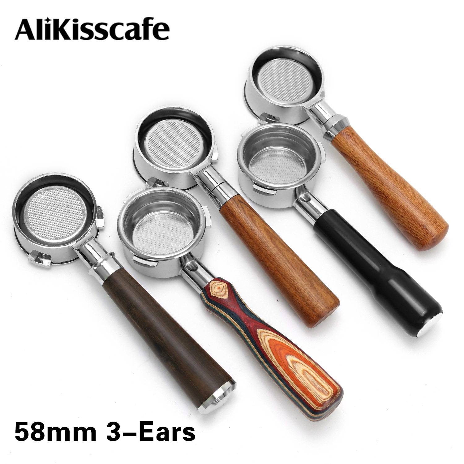 Coffee Equipment Accessories - 58mm Bottomless Portafilter 3Ear For Hibrew