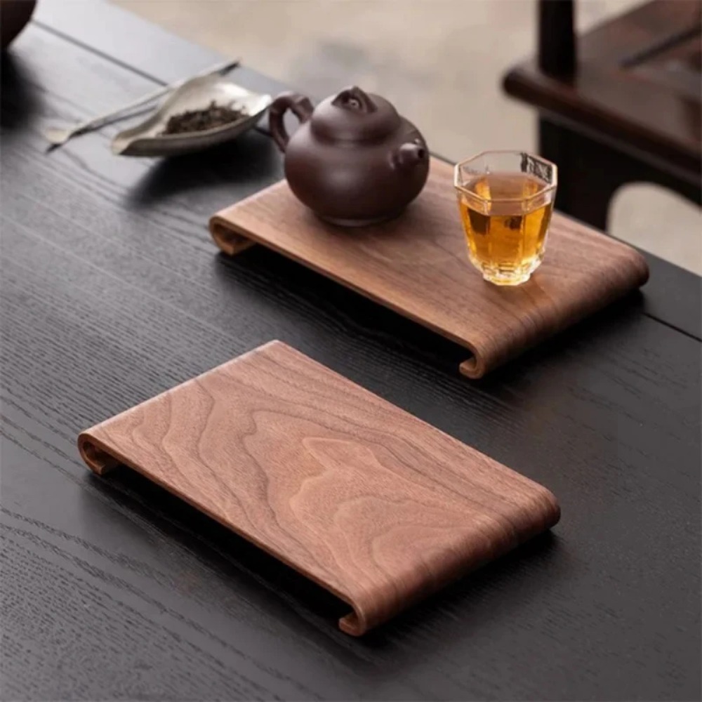 Wooden Coffee Tea Tray Rectang - Coffee Equipment Rack reseña y precio