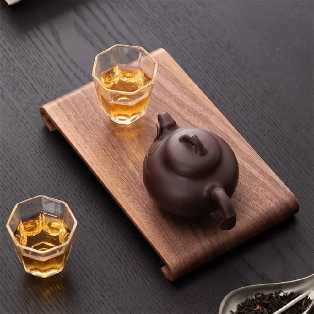Wooden Coffee Tea Tray Rectang - Coffee Equipment Rack reseña y precio