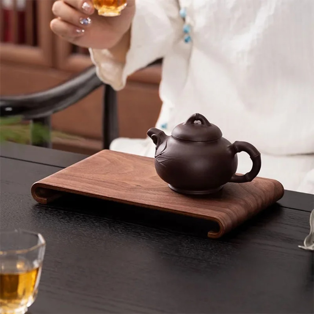 Wooden Coffee Tea Tray Rectang - Coffee Equipment Rack reseña y precio