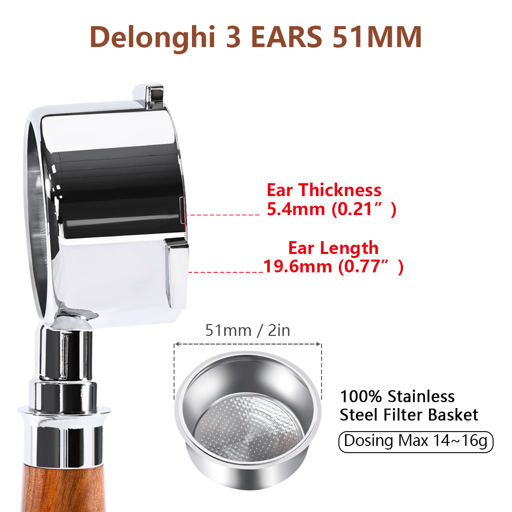 51mm Coffee Bottomless Portafi - Coffee Equipment Accessories reseña y precio