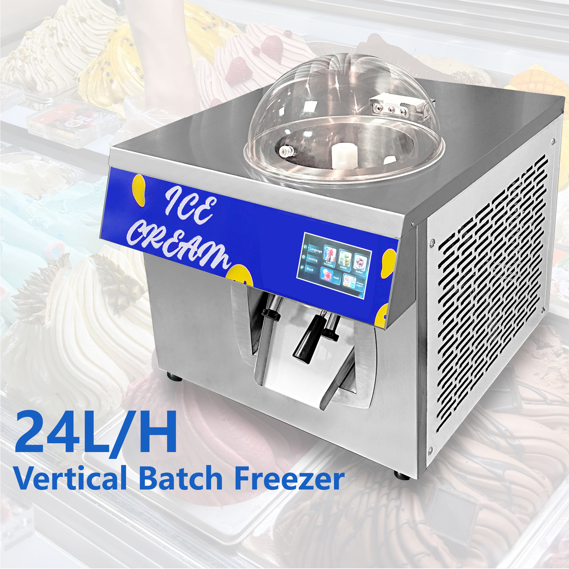24L/H Ice Cream Machine, Coffe - Coffee Shop Equipment reseña y precio