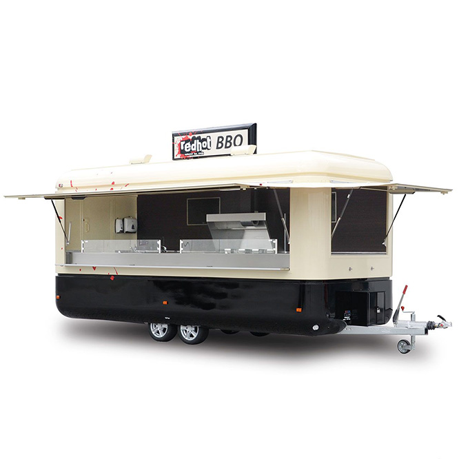 BBQ Concession Trailer Fully E - Coffee Shop Equipment reseña y precio