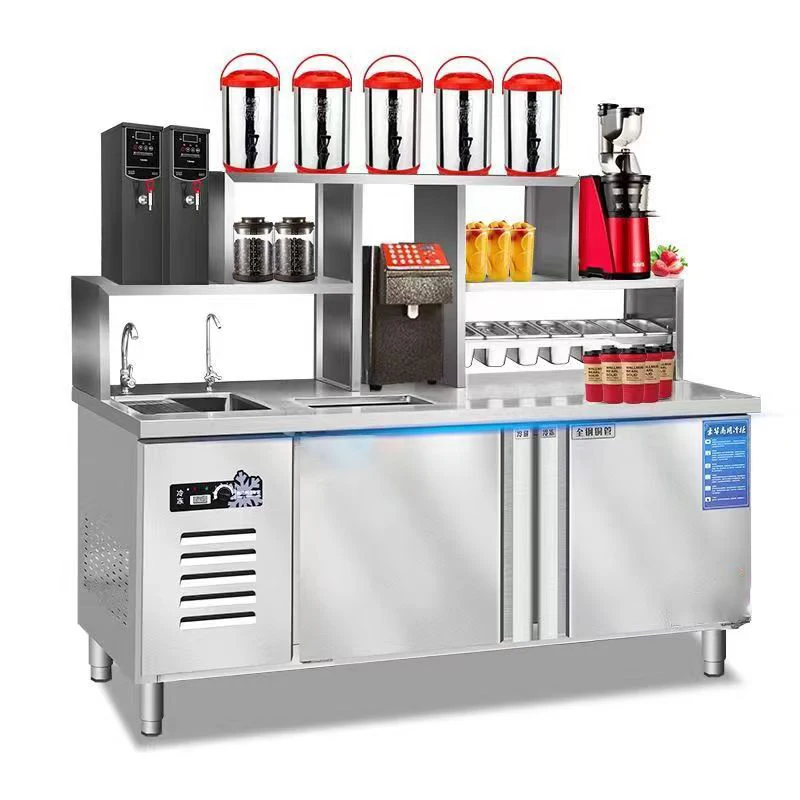 #for bar table milk tea operat - Coffee Shop Equipment reseña y precio