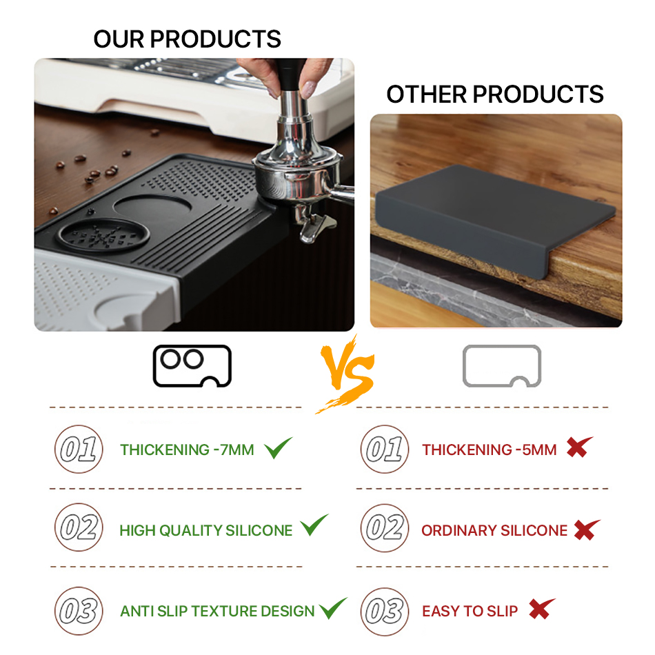 Coffee Tamper Mat Station Stan - Coffee Equipment Rack reseña y precio