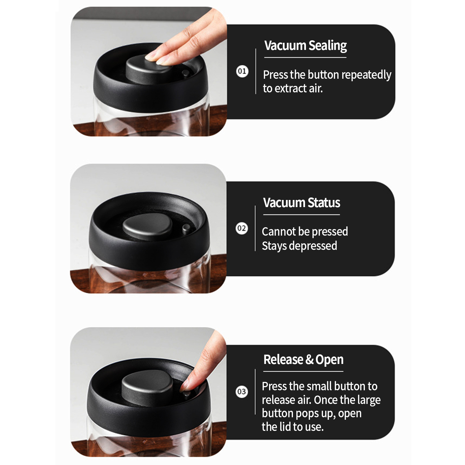 OANKR Vacuum Coffee Canister 5 - Coffee Equipment Accessories reseña y precio