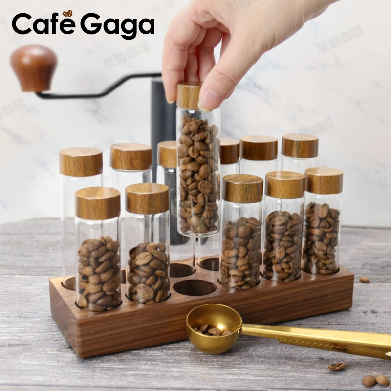 Coffee Beans Storage Container - Coffee Equipment Rack reseña y precio