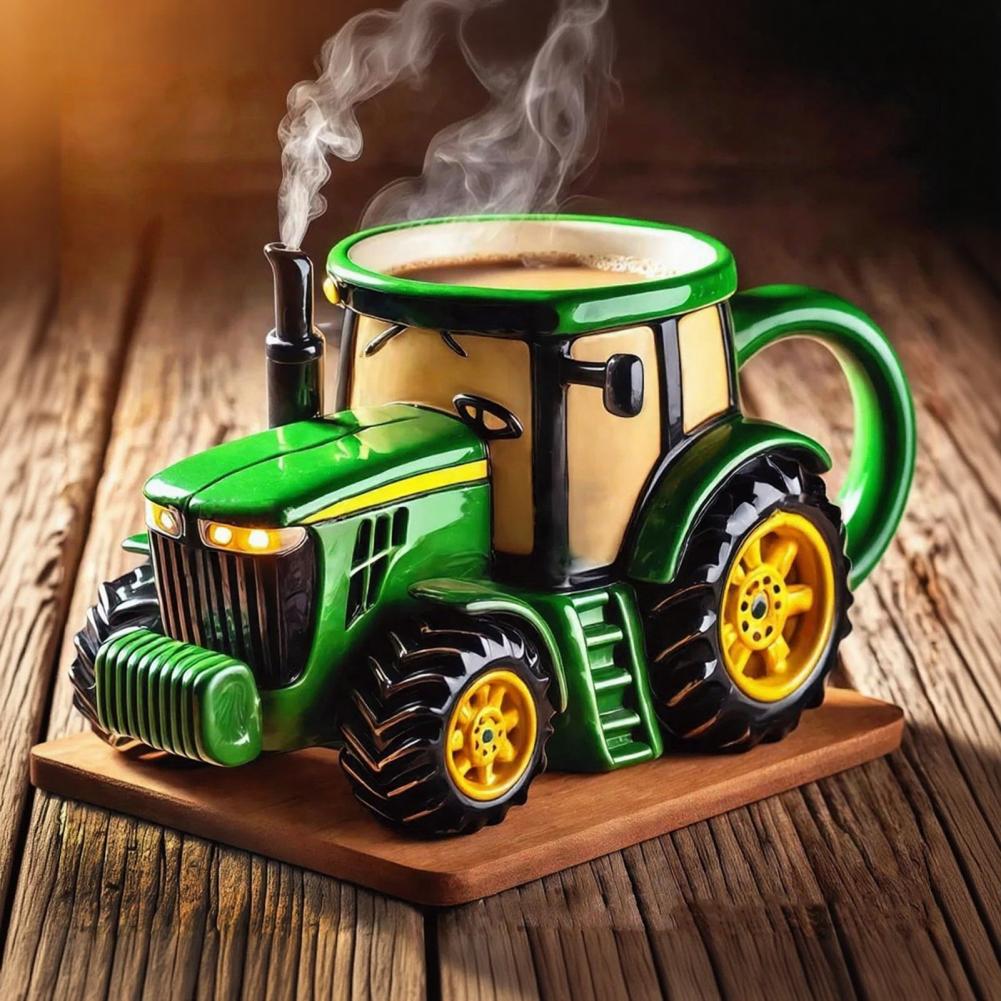 Handcrafted Tractor Coffee Mug - Coffee Equipment Eu reseña y precio