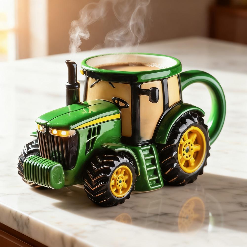 Handcrafted Tractor Coffee Mug - Coffee Equipment Eu reseña y precio