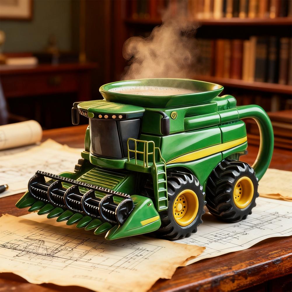 Handcrafted Tractor Coffee Mug - Coffee Equipment Eu reseña y precio