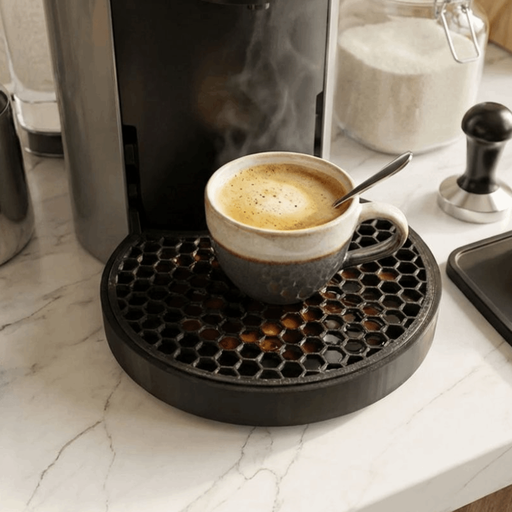 Honeycomb Hole Coffee Machine  - Coffee Equipment Tray reseña y precio