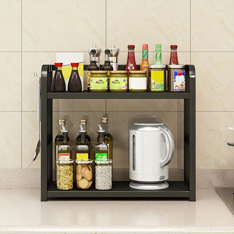 2-Tier Metal Countertop Shelf  - Coffee Equipment Rack reseña y precio