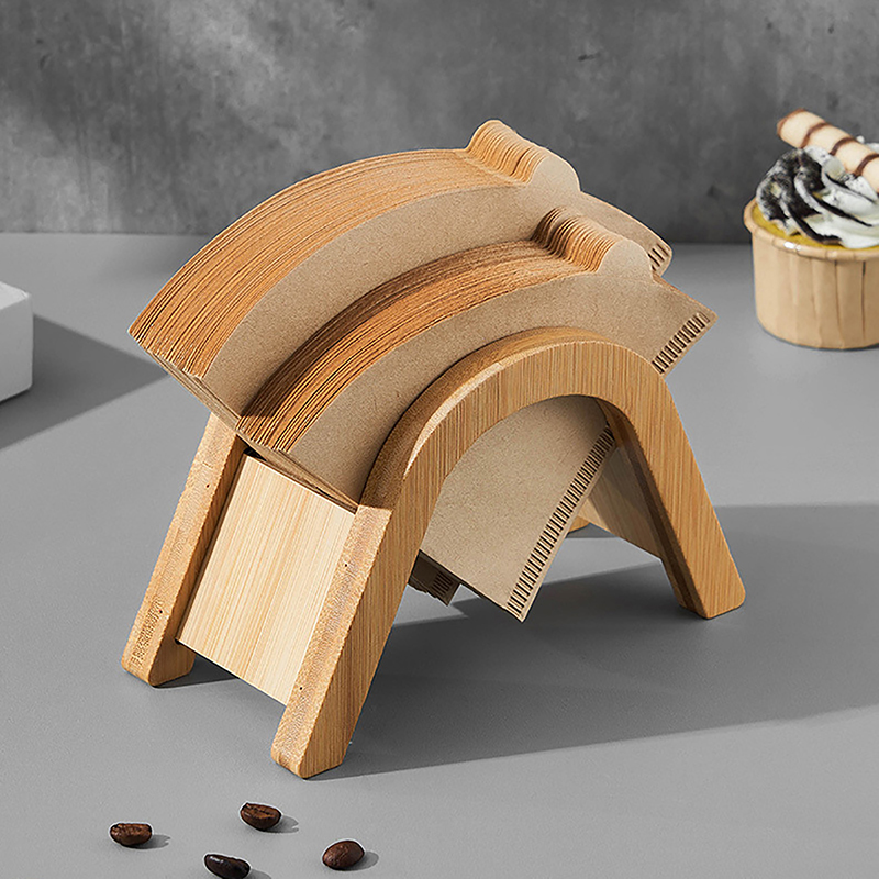Wooden Coffee Filter Paper Hol - Coffee Equipment Rack reseña y precio