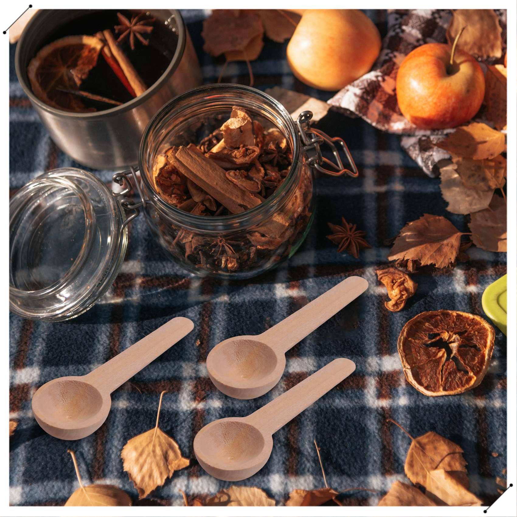 100 Pieces Mini Wooden Spoons  - Coffee Equipment And Tools reseña y precio