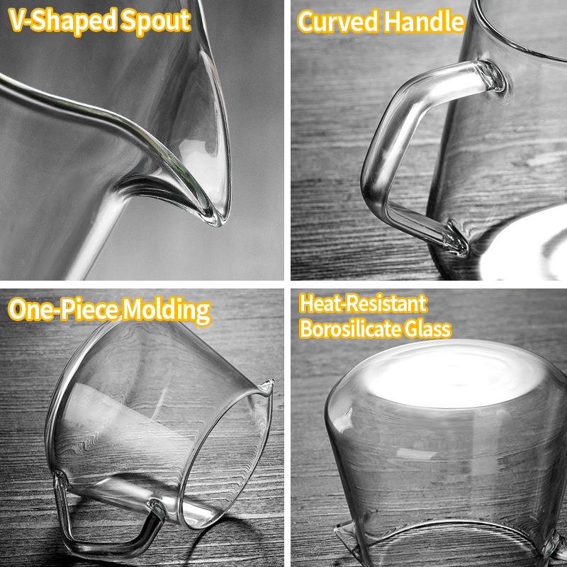 OANKR 400ml Clear Coffee Serve - Coffee Equipment Accessories reseña y precio