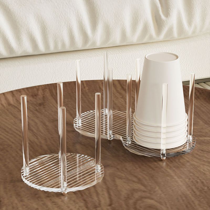 Acrylic Transparent Paper Cup  - Coffee Equipment Rack reseña y precio