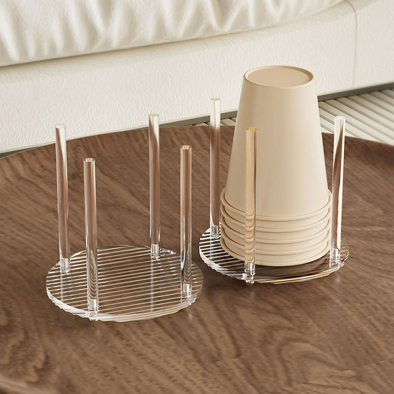 Acrylic Transparent Paper Cup  - Coffee Equipment Rack reseña y precio