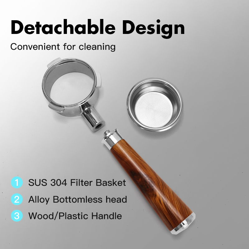 58mm Bottomless Portafilter 3E - Coffee Equipment Accessories reseña y precio