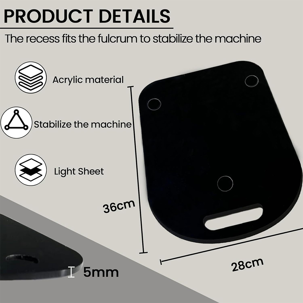 Acrylic Mixer Sliding Pad Ther - Coffee Equipment Tray reseña y precio