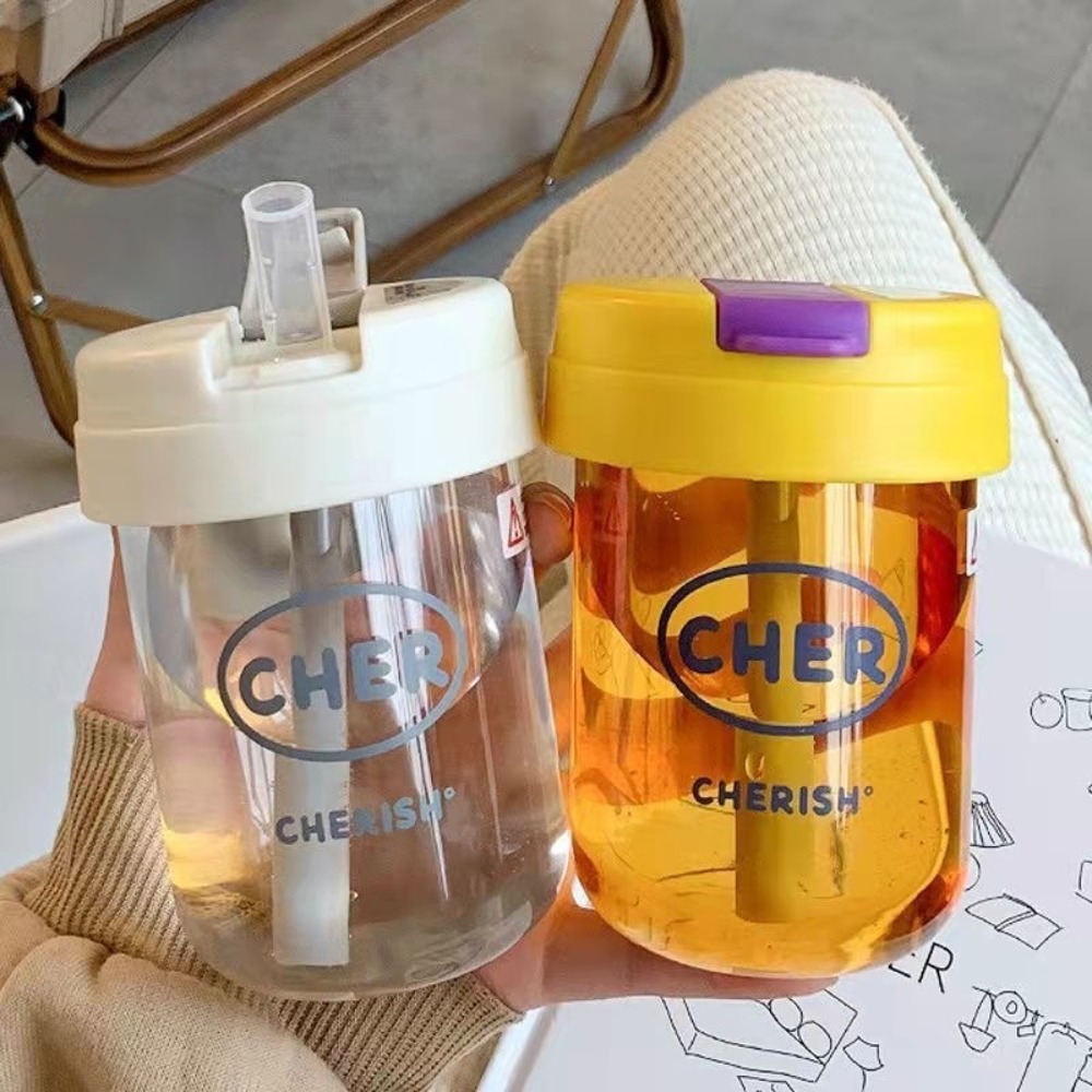Cartoon 300mL Straw Cup Plasti - Coffee Equipment Eu reseña y precio