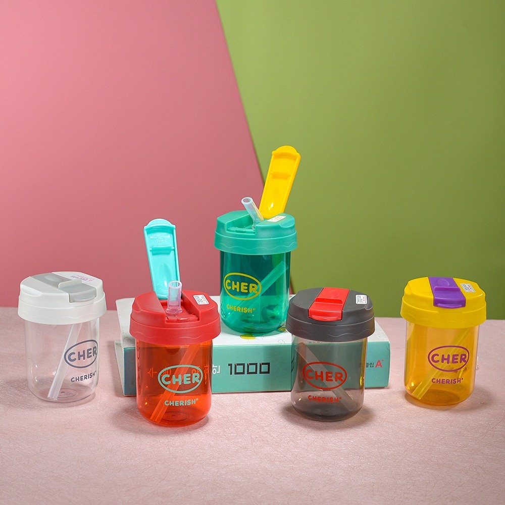 Cartoon 300mL Straw Cup Plasti - Coffee Equipment Eu reseña y precio