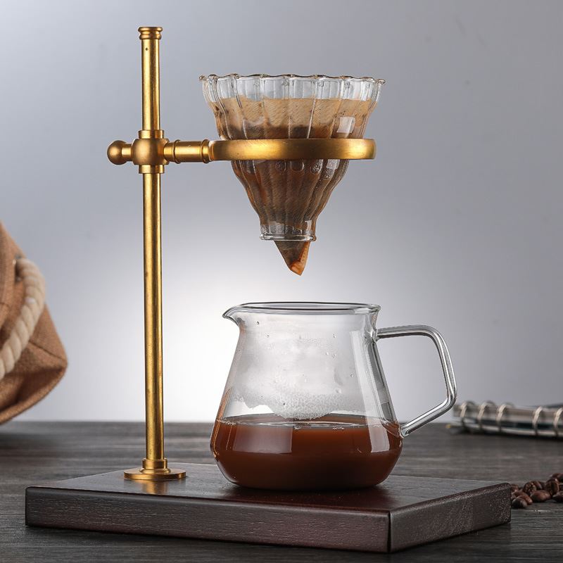 Brass Copper Stand Coffee Drip - Coffee Equipment And Tools reseña y precio