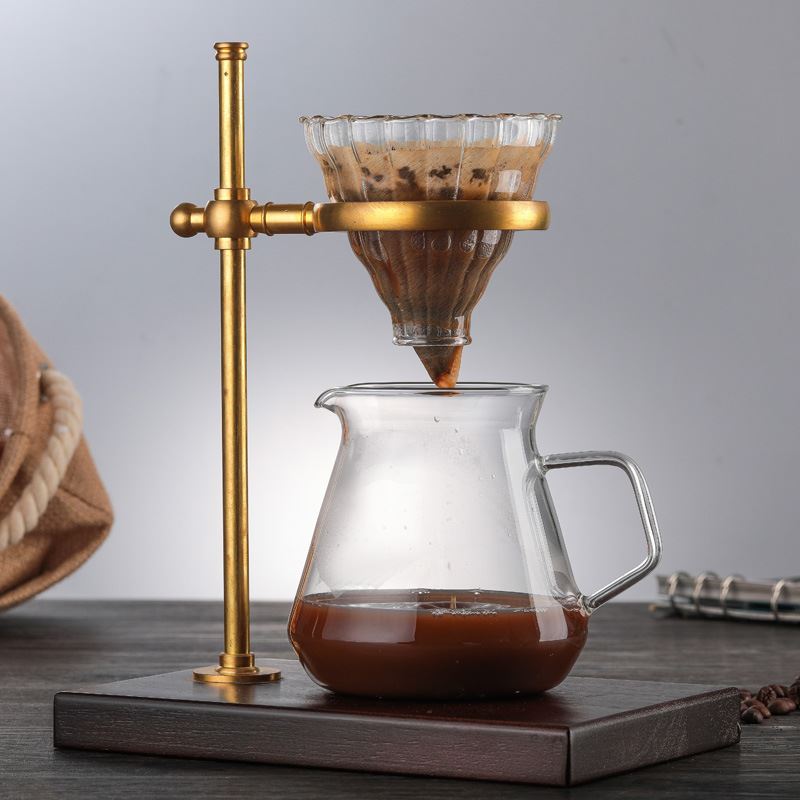 Brass Copper Stand Coffee Drip - Coffee Equipment And Tools reseña y precio