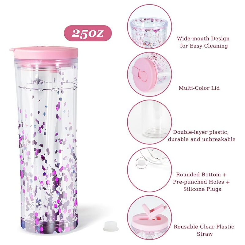 20oz Reusable Double Layer Pla - Coffee Equipment Eu reseña y precio