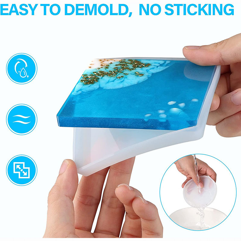 Round Square Coaster Silicone  - Coffee Equipment And Tools reseña y precio