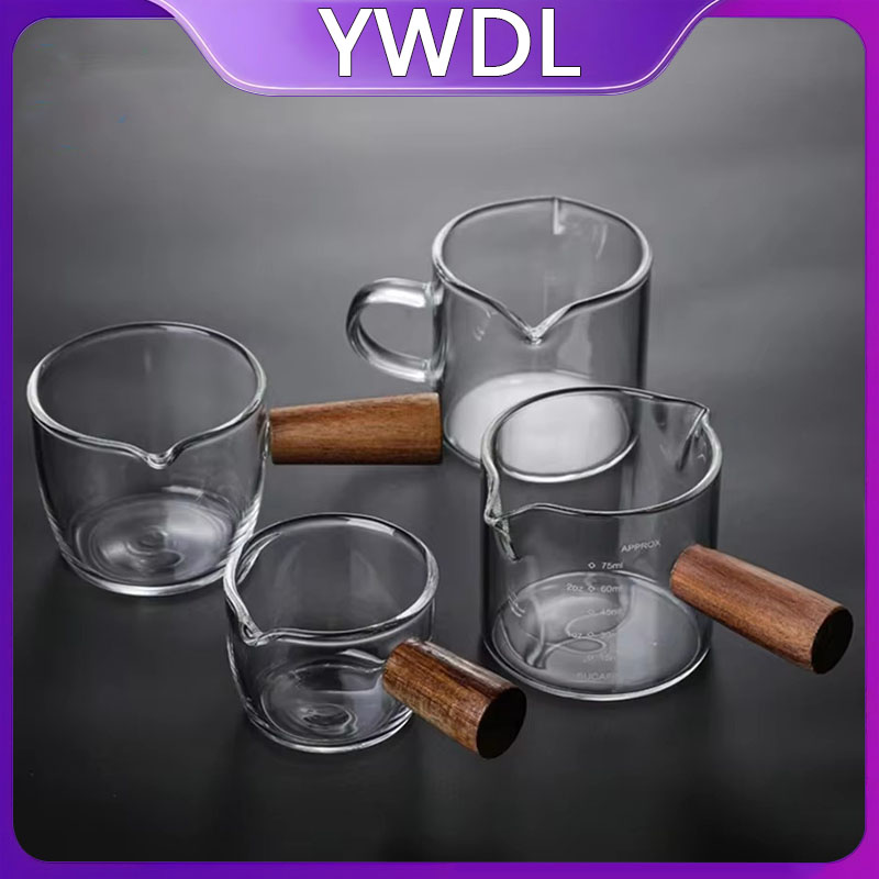 50-250ml Wood Handle Glass Esp - Coffee Shop Equipment reseña y precio