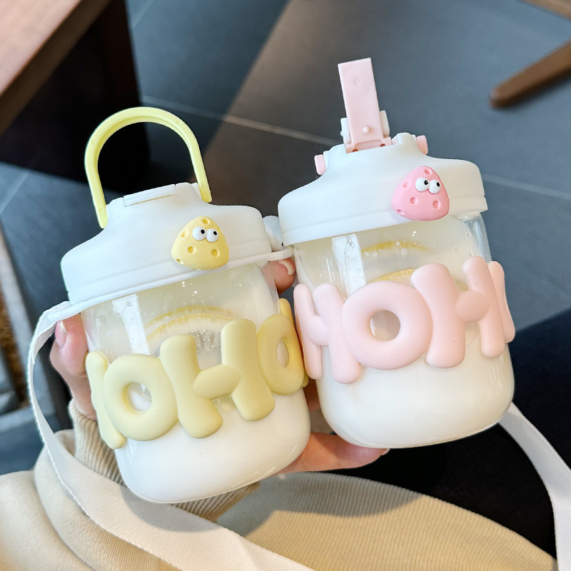 400ML Cute Girl Transparent Gl - Coffee Equipment Eu reseña y precio