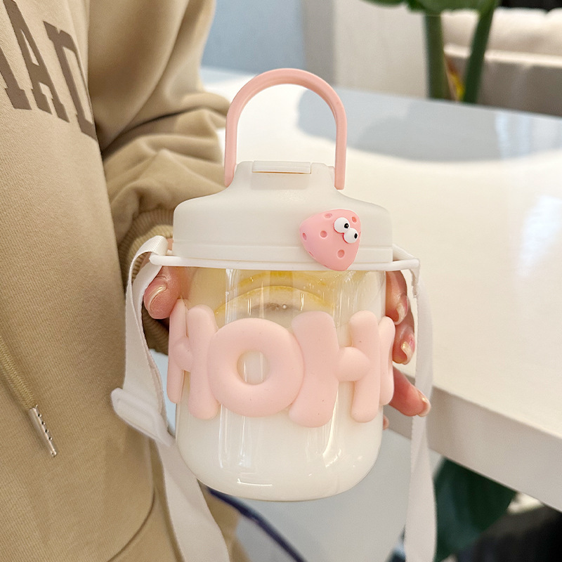 400ML Cute Girl Transparent Gl - Coffee Equipment Eu reseña y precio